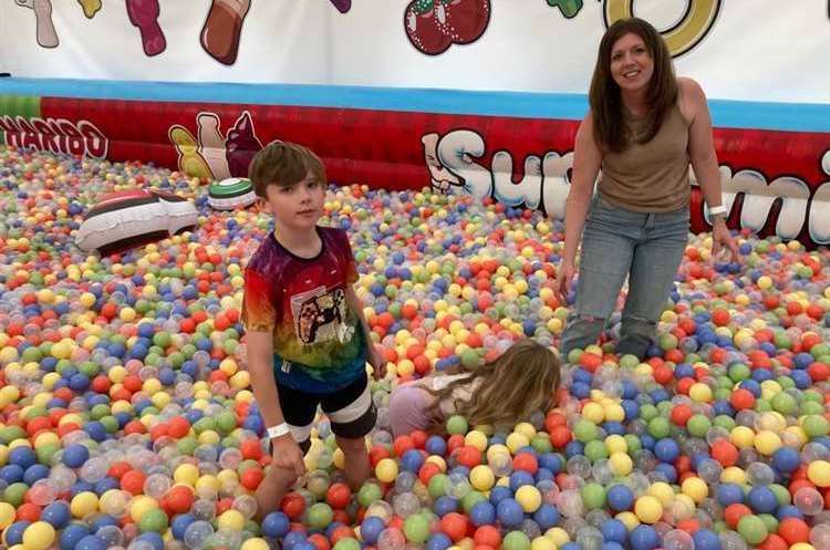 KentOnline's Jenni Horn took her children to enjoy the UK's largest ball pit at Bluewater