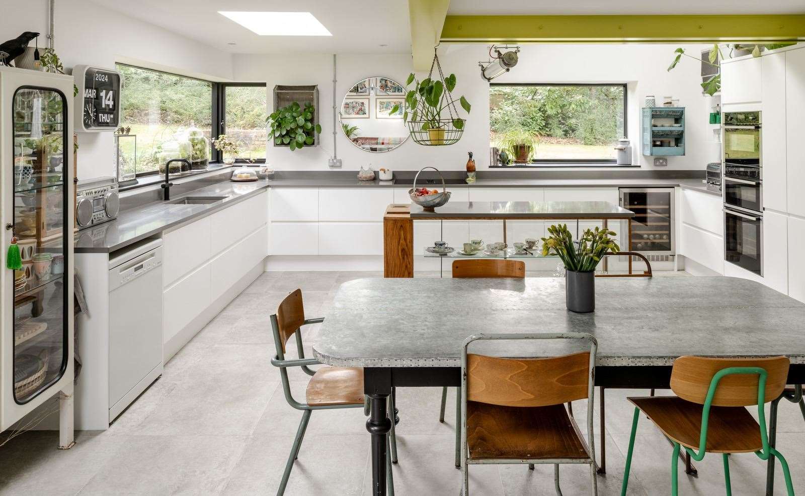 The kitchen is part of the modern property, which was built in 1980. Picture: The Modern House