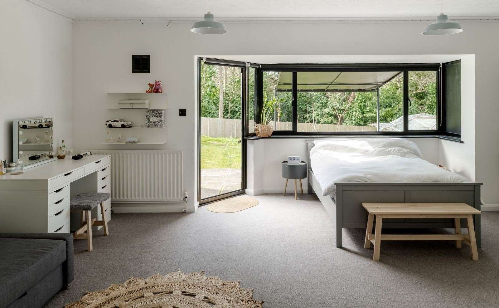 The five bedrooms include a master bedroom with an en-suite and its own terrace. Picture: The Modern House