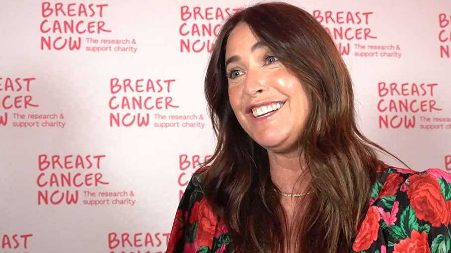 Lisa Snowdon, an ambassador for Breast Cancer Now since 2005, hosted the annual fashion show this year (Shivansh Gupta/PA)