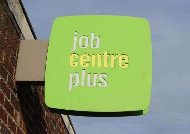 Unemployment figures are on the rise across all of Kent and Medway