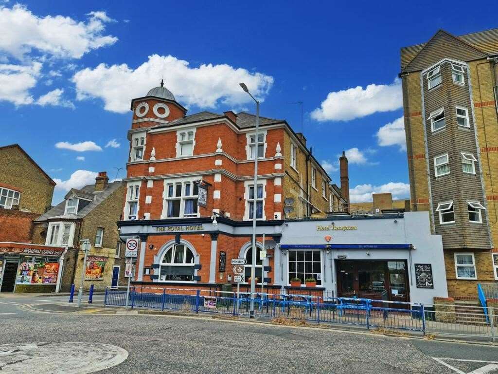 Outside the Royal Hotel in Sheerness. Picture: Royal Hotel/ Rightmove