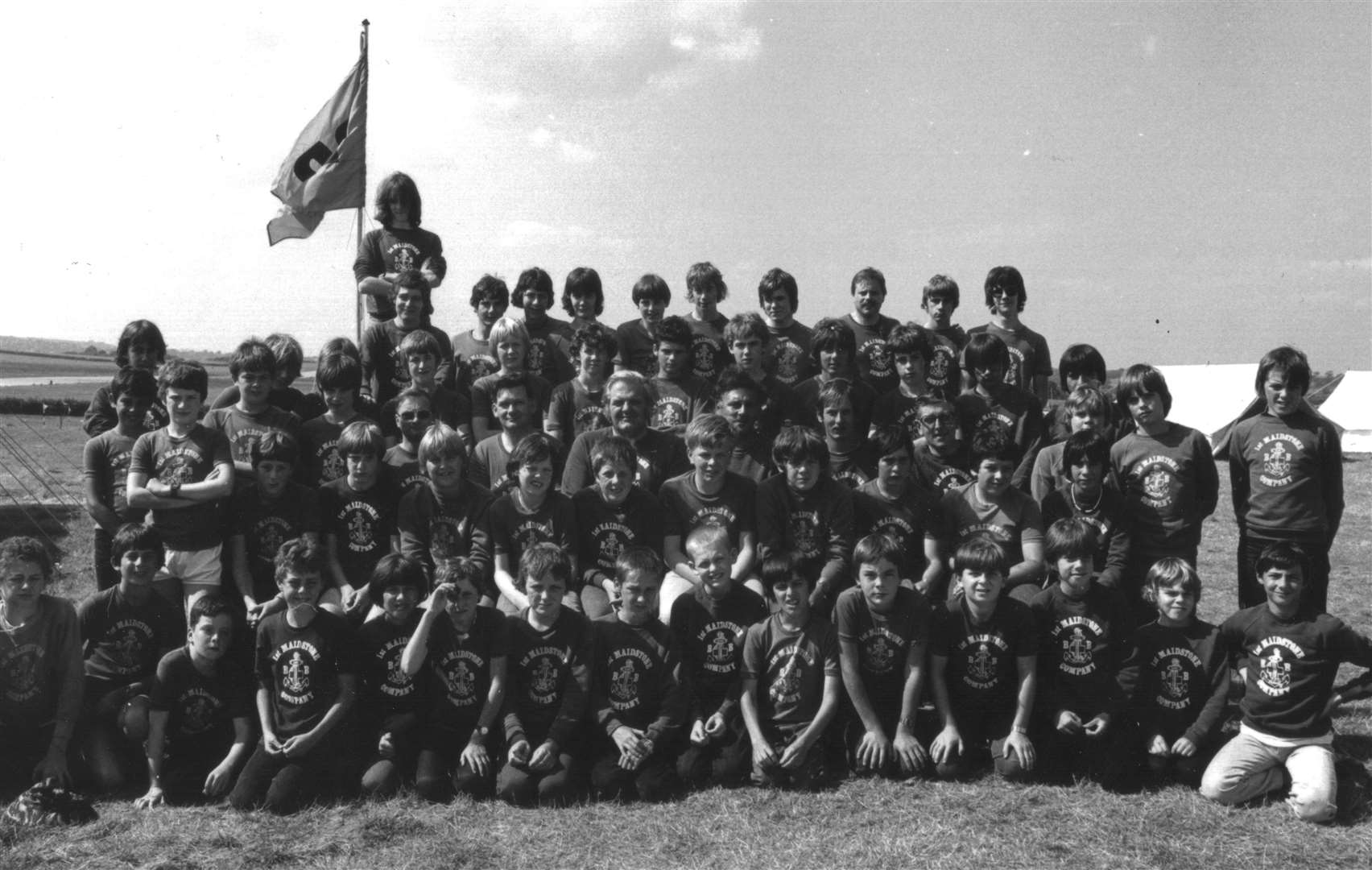 The Boys’ Brigade - pictured here the 1st Maidstone Boys Brigade in the late 1970s or early 80s - were up there with the Scouts back in the day. Picture: Neil Sherry