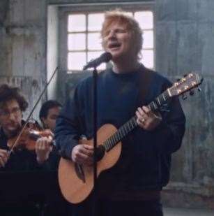 Ed Sheeran filmed a music video at the Historic Dockyard, in Chatham.