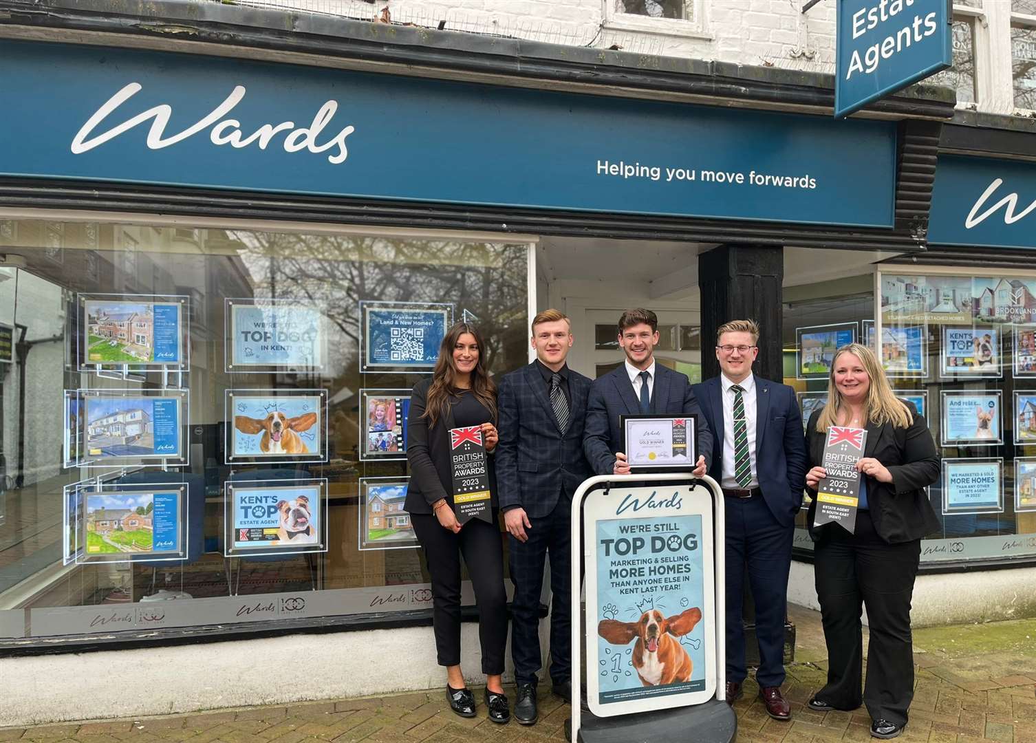 The team at Wards estate agents have moved to Bank Street